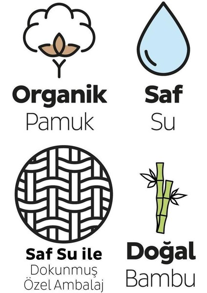 Natural Islak Bebek Havlusu 25 Al 23 Öde Hediyeli