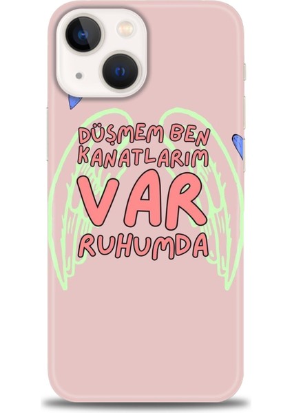 Apple iPhone 14 Uyumlu Kılıf Hd Kalite Desenli Baskılı Kılıf - C (9)