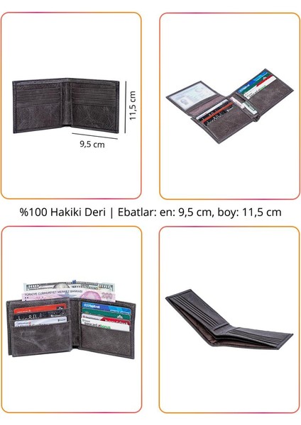 Grande Hakiki Deri Erkek Cüzdan Siyah 1729 fiyatları