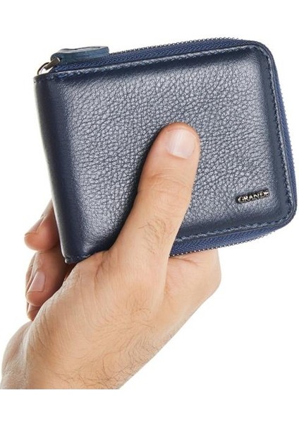 Grande Hakiki Deri Erkek Cüzdan Lacivert 722 indirimleri
