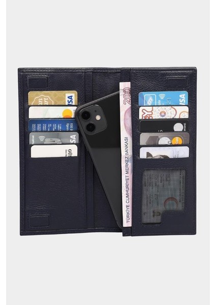Grande Hakiki Deri Erkek Cüzdan Lacivert 1764 indirimleri