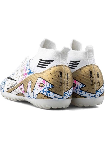 (Laliga) 565 Erkek Çoraplı Halısaha Beyaz modelleri