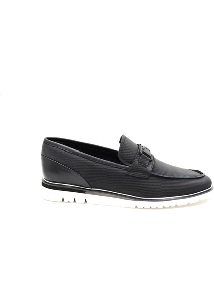 152-19488 Içi Dışı Deri Eva Hafif Taban Erkek Günlük Ayakkabı Siyah fiyatları