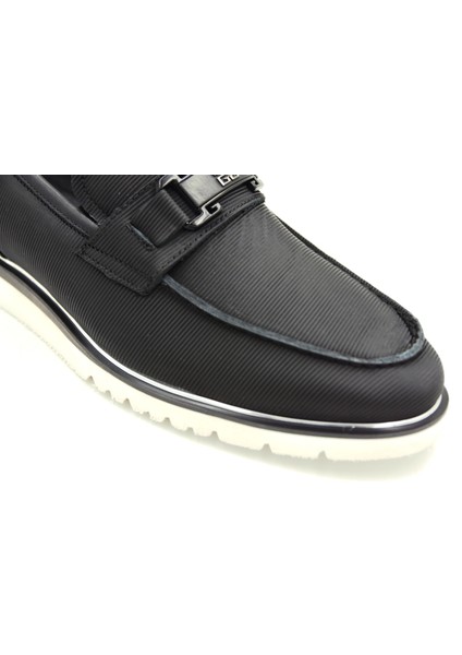 152-19488 Içi Dışı Deri Eva Hafif Taban Erkek Günlük Ayakkabı Siyah indirimleri