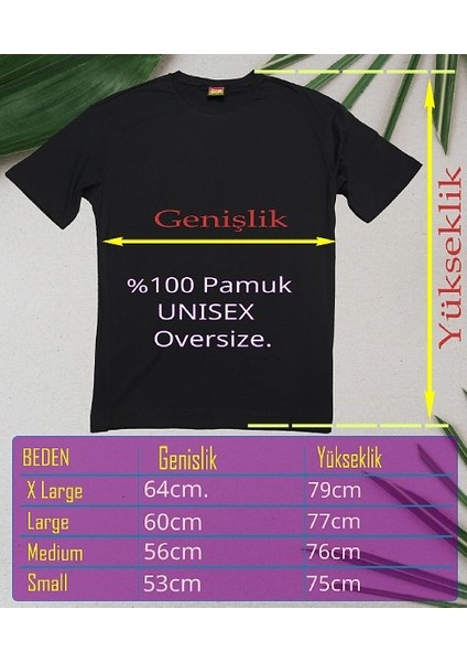 Naruto - Heroes' Temalı Oversize Street Wear Unisex Tişört.