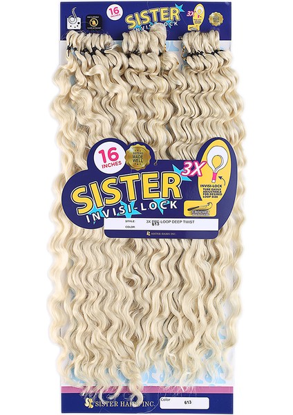 Sister Afro Dalgası Saç - Platin 613 fiyatları