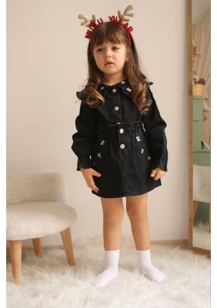 Kız Çocuk Etekli Kot Takım fiyatları