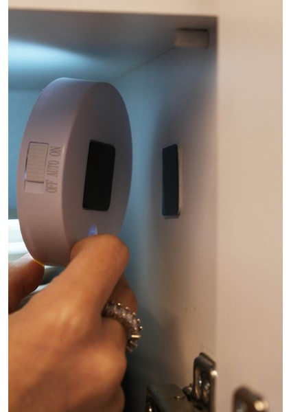 Hareket Sensörlü, Uzun Ömürlü 8 Ledli ,usb Şarjlı Beyaz Işık, On/auto/off Modlu 2'Lİ