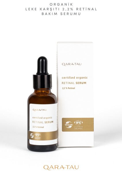 Organik Leke Karşıtı 2,2% Retinal Bakım Serum 30 ml