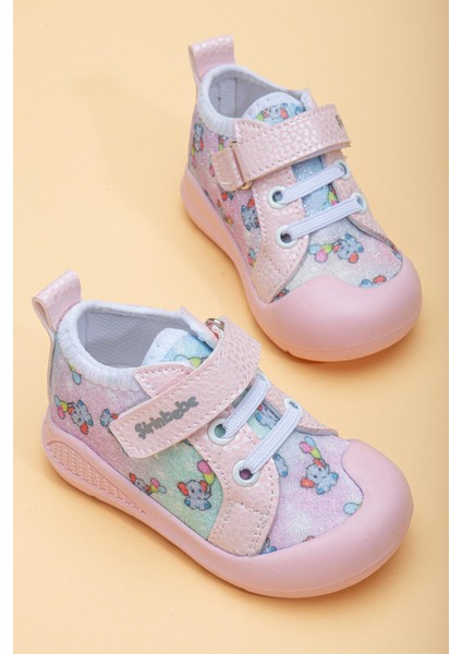 Şirinbebe Şiringenç Keten Pudra Kız Ilkadım Bebek Çocuk Ayakkabısı fiyatları