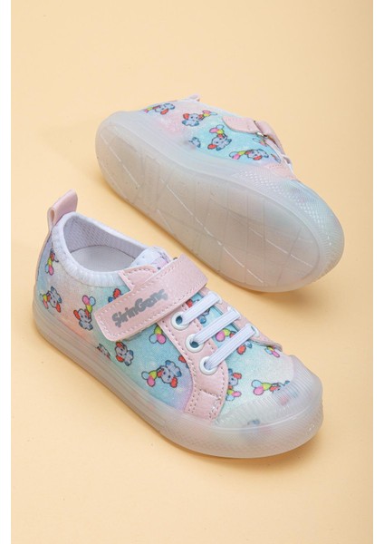 Şirinbebe Şiringenç Keten Pudra Kız Ilkadım Bebek Çocuk Ayakkabısı modelleri