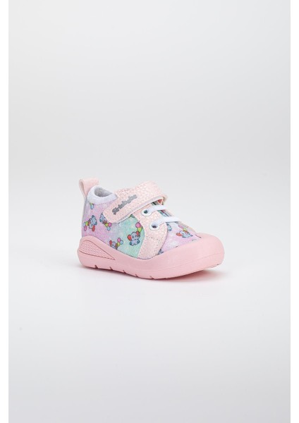 Şirinbebe Şiringenç Keten Pudra Kız Ilkadım Bebek Çocuk Ayakkabısı indirimleri