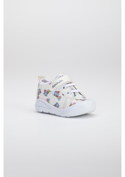 Şirinbebe Şiringenç Keten Gümüş Kız Ilkadım Bebek Çocuk Ayakkabısı indirimleri