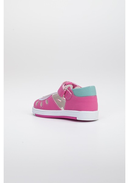 Şirinbebe Yan Açık Cırtlı Fuşya Kız Ilkadım Bebek k Ayakkabı fırsatları