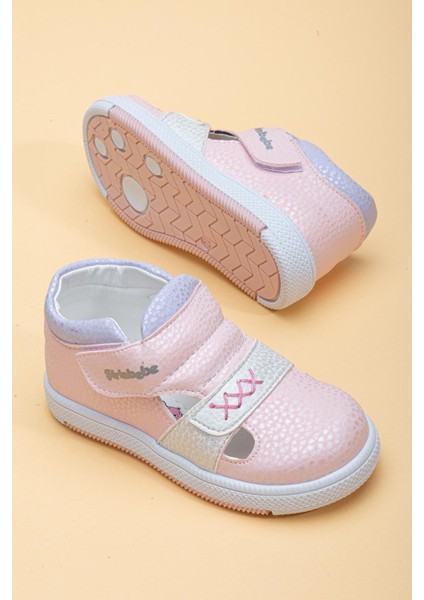 Şirinbebe Şiringenç Dikiş Detaylı Iki Cırtlı Pudra Kız Ilkadım Bebek Çocuk Ayakkabısı fiyatları