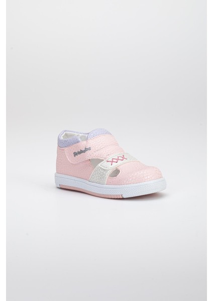 Şirinbebe Şiringenç Dikiş Detaylı Iki Cırtlı Pudra Kız Ilkadım Bebek Çocuk Ayakkabısı indirimleri