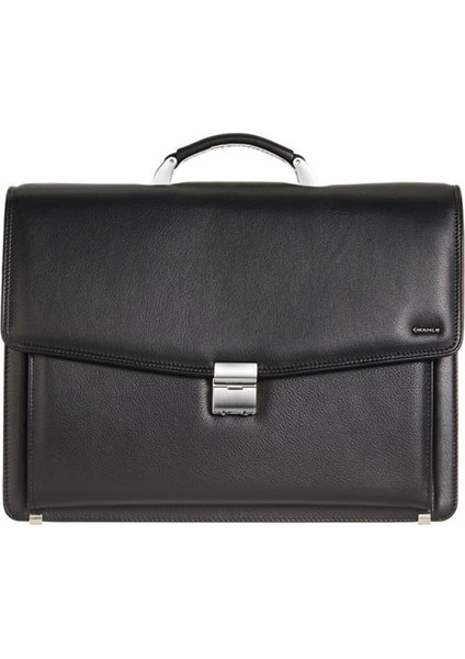 Grande Erkek Deri Evrak Çantası Siyah 4211