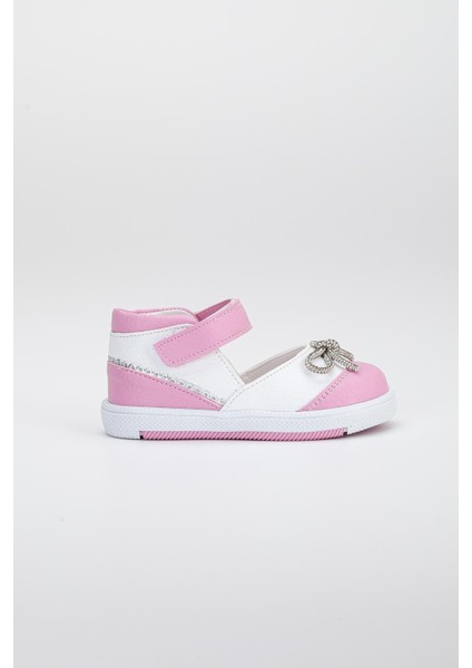 Şirinbebe Cırtlı Taşlı Pembe Kız Ilkadım Bebek Ayakkabısı fiyatları