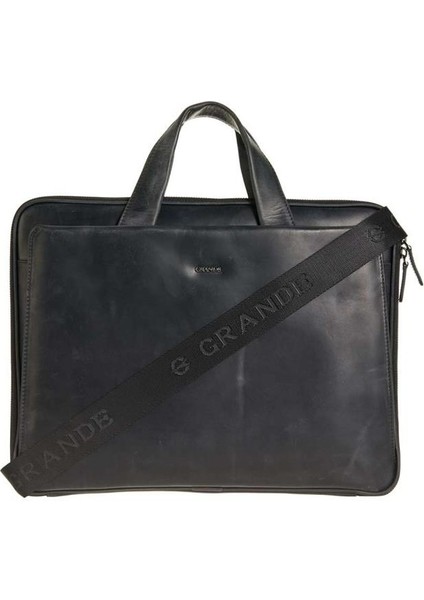 Grande Erkek Deri Evrak Çantası Siyah 6873 fırsatları