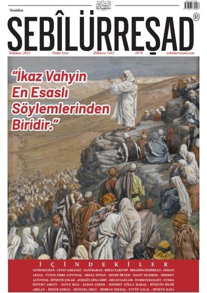 Sebilürreşad 1078. Sayı Temmuz 2022