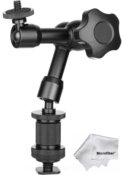7" Inç Magic Arm Sihirli Kol Flaş , Mikrofon , LED , LCD Montör , Aksiyon Kamerası ve Telefon Bağlamak Için.