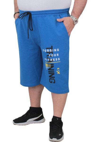 Mocgrande Erkek Büyük Beden Penye Şort Training 24633 Saks fiyatları