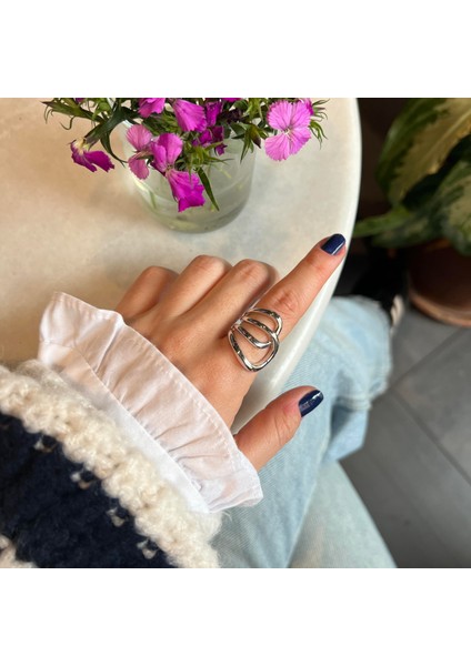 Silver Tasarım Yüzük