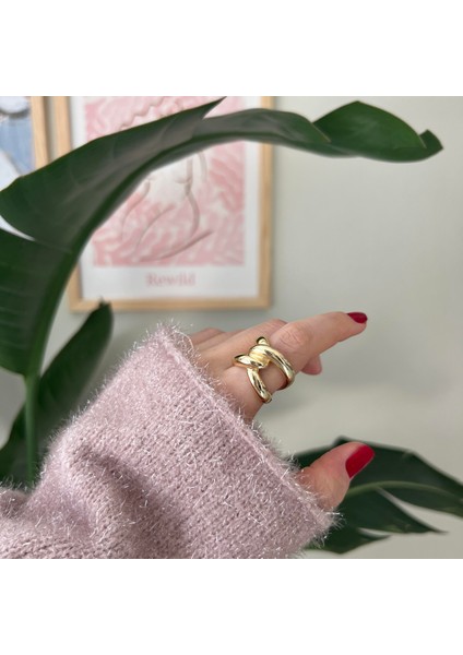 Gold Tasarım Düğüm Yüzük fiyatları