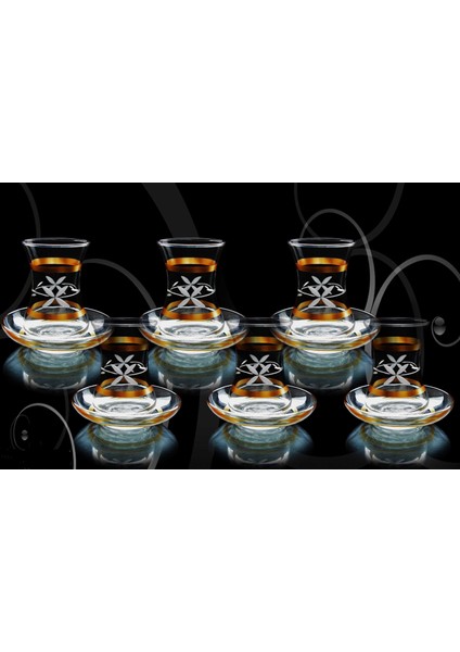 Ince Belli Yıldız Dekor 12 Parça 6 Kişilik Çay Takımı fırsatları