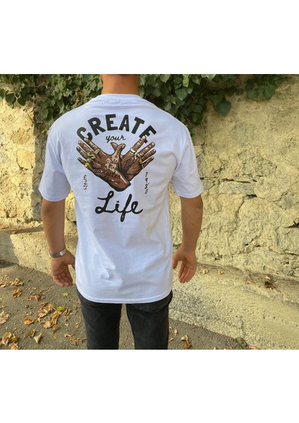 Erkek Create Life T-Shirt