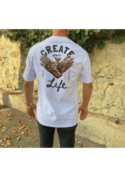 Erkek Create Life T-Shirt