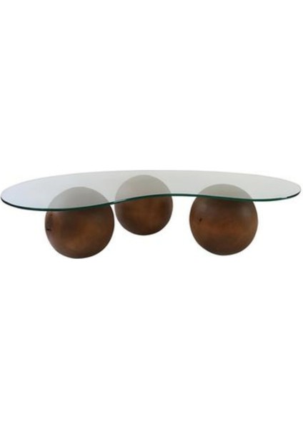 Modern Orta Sehpa & Cam Sehpa & Küre Sehpa & Top Sehpa - Koyu Ceviz fırsatları