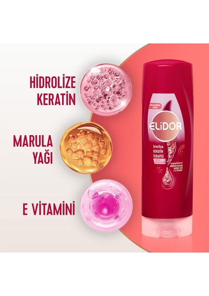 Serum Bakım Kremi Brezilya Keratin Terapisi Hidrolize Keratin Marula Yağı E Vitamini 350 ml