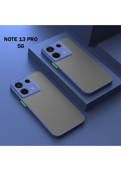 Redmi Note 13 Pro 5g Kılıf 3D Kamera Korumalı Arkası Mat Leke Yapmaz Kenarları Renkli Silikon Kapak
