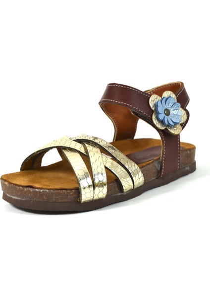 LV.045 Kahverengi Kız Çocuk Sandalet