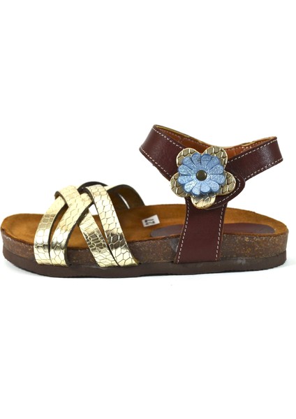 LV.045 Kahverengi Kız Çocuk Sandalet fiyatları