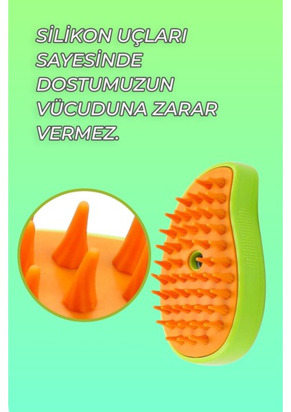 Buharlı Kedi & Köpek Yıkama Fırçası Tarağı, Buharlı Kedi Tarağı, Evcil Hayvan Tarağı fırsatları