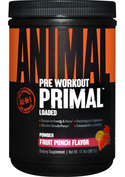 Primal Muscle Hydration + Preworkout Powder 500 gr