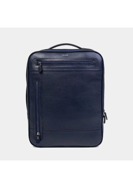 Grande Erkek Deri Sırt Çantası Lacivert 8003 fiyatları