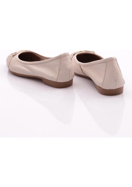 24057V Kadin V Tokali Aksesuarli Babet modelleri