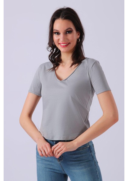 Regular Fit Basic Kadın T-Shirt