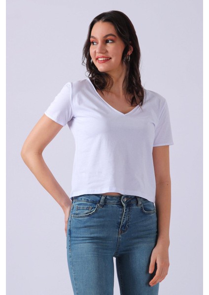 Regular Fit Basic Kadın T-Shirt