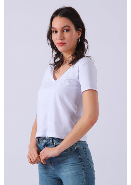 Regular Fit Basic Kadın T-Shirt