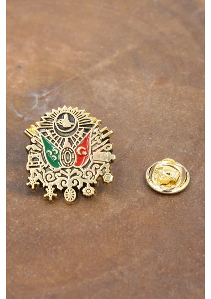 089 9000 Altın Osmanlı Tuğrası Yaka Rozeti Standart Standart fiyatları