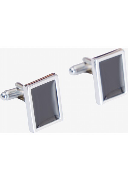 ALTINYILDIZ CLASSICS Erkek Antrasit-Gri Özel Hediye Kutulu Metal Kol Düğmesi fiyatları