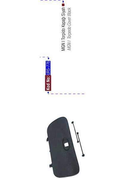 Torpido Kapaği Siyah Mgn 314105