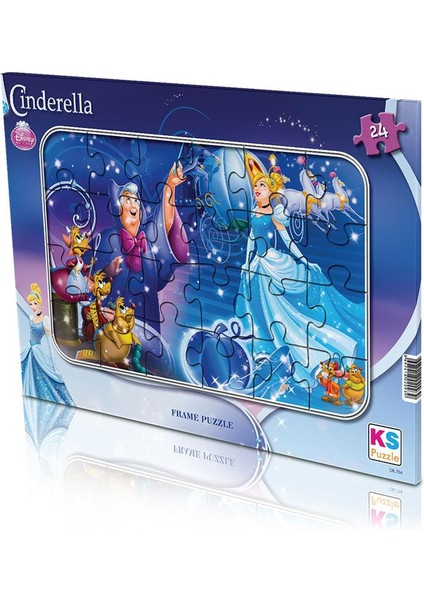 Cinderella Frame Puzzle 24'Lü CRL-704