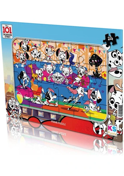 Ks Games 101 Dalmaçyalı Frame Puzzle 24'Lü DAL-704