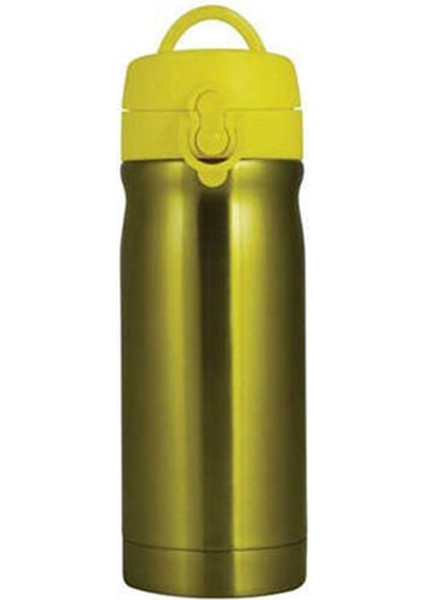 Çelik İçli Termos Matara 350 ml - Neon Sarı