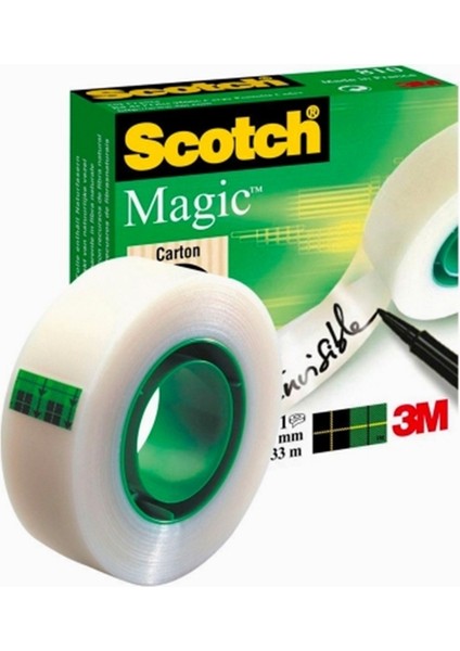 3M Scotch Magic 19x33 m Görünmez Bant